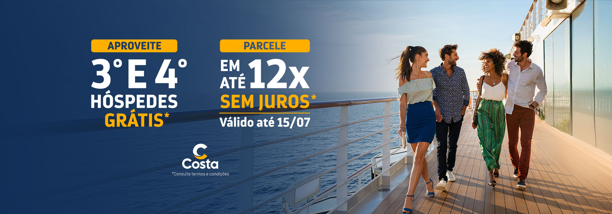 US$ 3.000 DE DESCONTO + ATÉ R$ 1000 DE CRÉDITO A BORDO